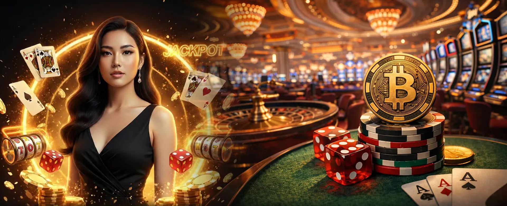 Dynamic casino background with bright lights for yy777 casino real money